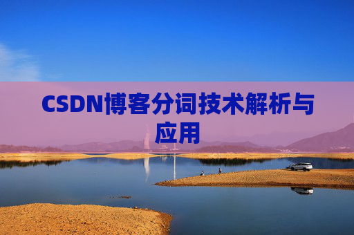 CSDN博客分词技术解析与应用